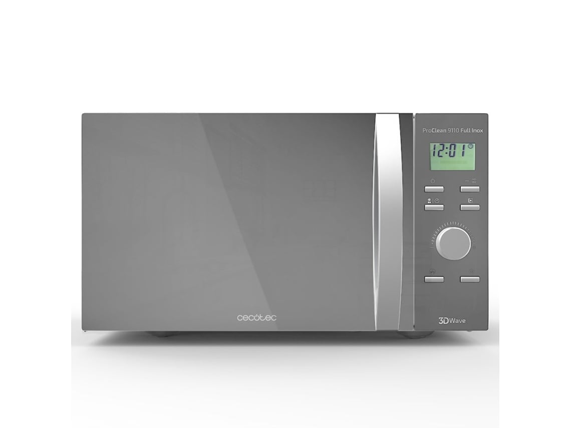 Micro-ondas CECOTEC ProClean 9110 FullInox (30 L - Com Grill - Inox)