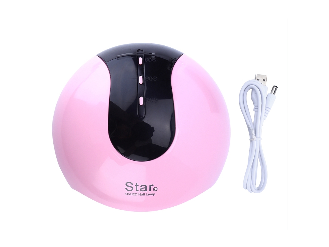 Lâmpada Led Profissional De Unhas 24w Para Secar Esmalte Em Gel Com Timer 30s/60s/90s E Interface Usb
