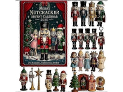 Calendário De Adviento Navideño 2025 Decoração Acrílico Estilo Completo 2d Presentes Surpresa O Cascanueces