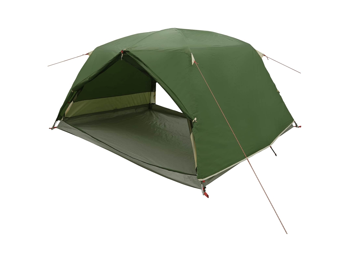 Conjunto 1 Barraca Para Caminhadas Vidaxl Verde Poliéster (4 Pessoas)