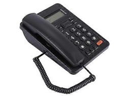Telefone Fixo Com Fio, Telefone Com Fio De Interface Dupla Com Identificador De Chamadas Para Brilvibera