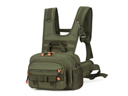 Mochila Tática MDUG (verde) com suporte para Vara de Pesca