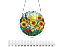 Quebra cabeça Acrílico em Formato de Apanhador de Sol, Ornamento de Janela 2d em Acrílico Quebra cabeça Decorativo CHABERLU