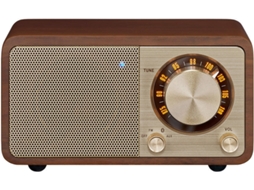 Rádio SANGEAN WR-7 (Castanho - Analógico - FM - Bateria)