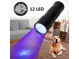 Lâmpada De Manicure Com Lanterna Violeta De 12 Leds E Luz Ultravioleta Uv