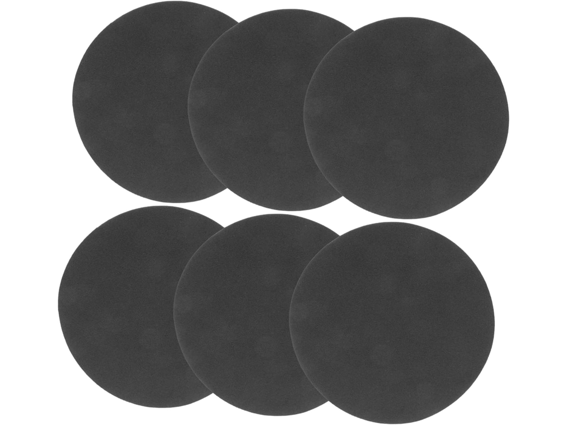 Conjunto De 6 Tapetes Antiderrapantes Redondos Esponja Para Base Abajur, Ideais Para Móveis E Luminárias De Mesa