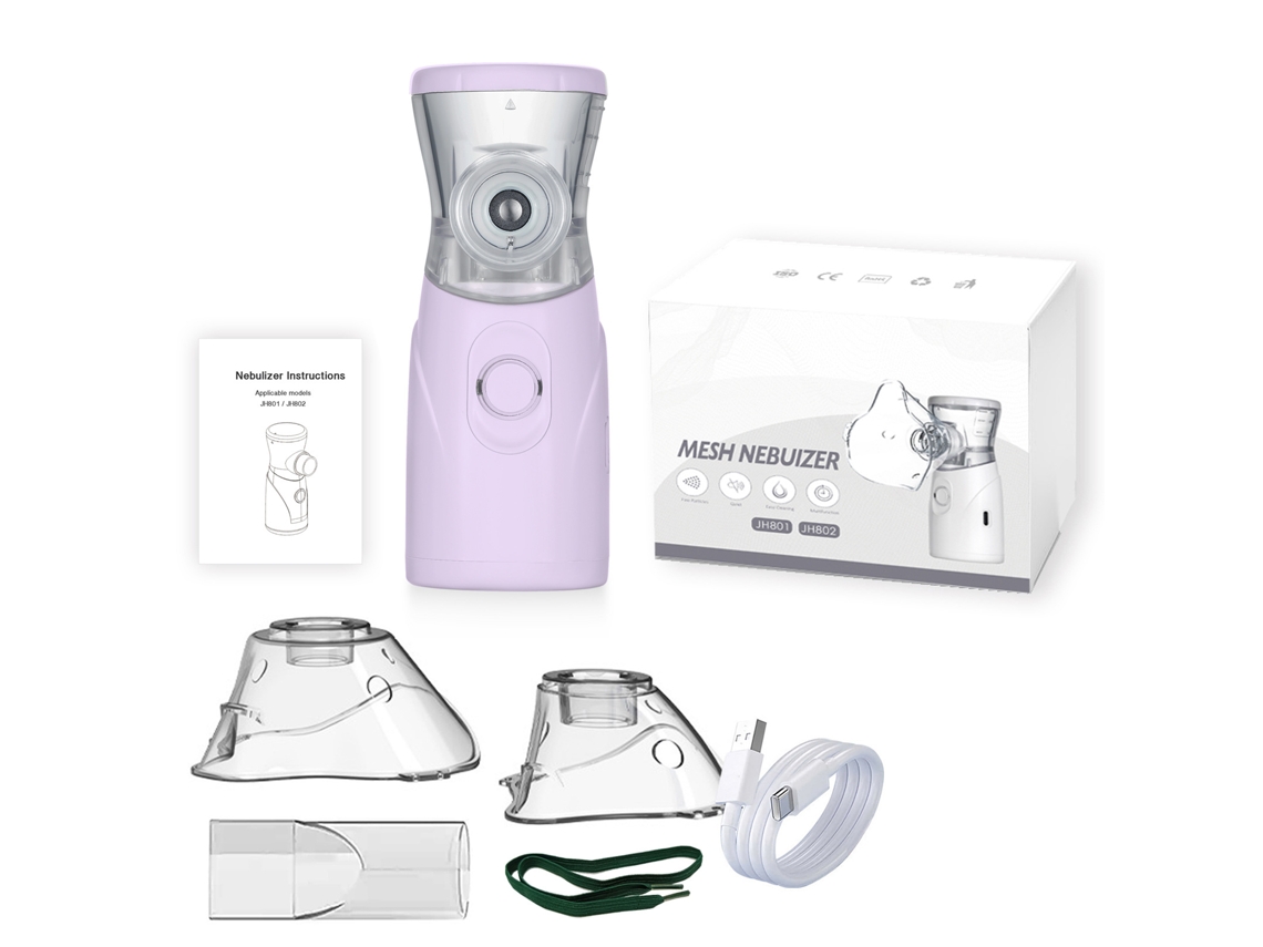 Nebulizador Eifson - Portátil Recarregável Via Usb-c - Roxo