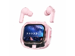 FONE BLUETOOTH Rosa Tela LCD Táctil 20+ Idiomas Chamadas Claras YANYXR