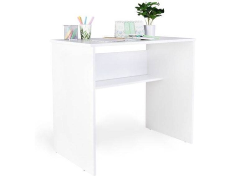 Mesa HOMESOUTH Siku (Branco - Melamina - 90 x 77 x 49,5 cm)