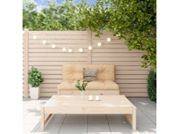 Vidaxl 2 Pcs Conjunto Lounge De Jardim Madeira De Pinho Maciça