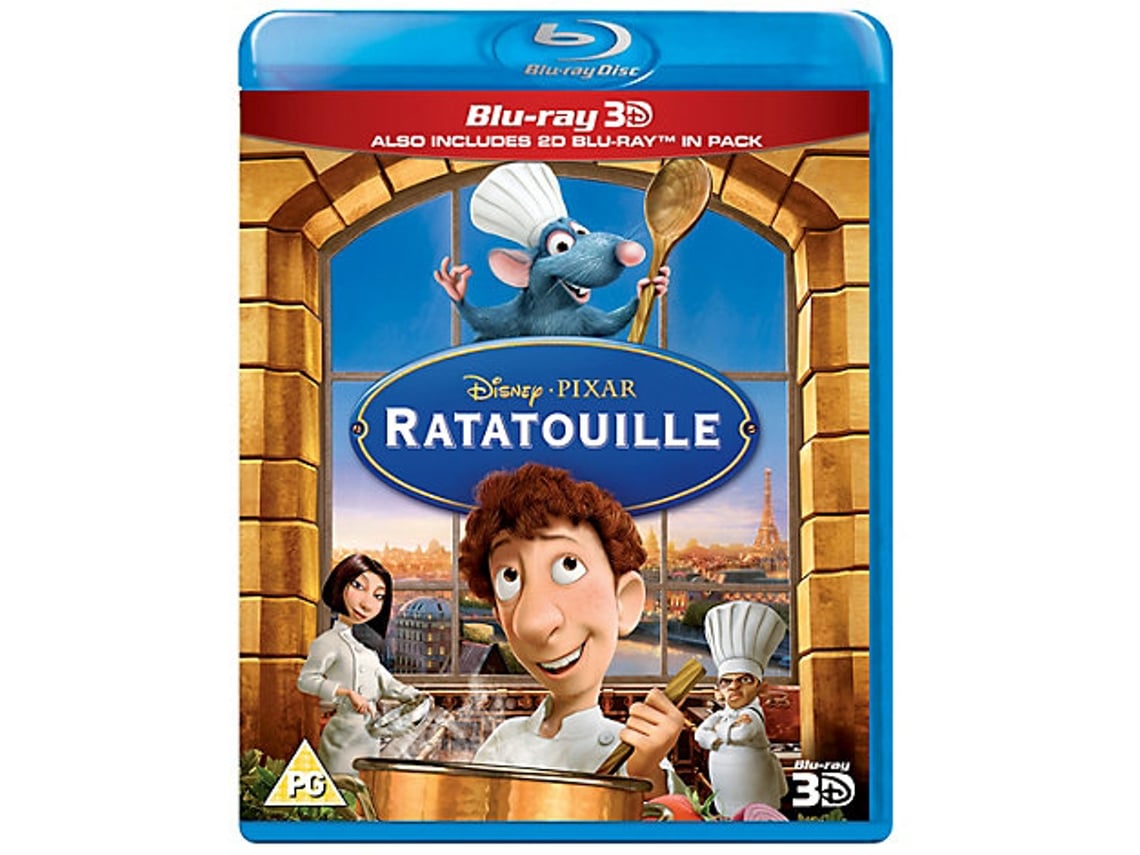 Blu-Ray 2D+3D Ratatouille Inglês