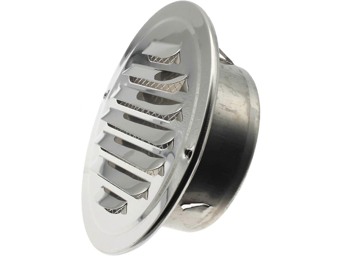 Grade De Ventilação Redonda De 4 Polegadas Em Aço Inoxidável, Com Tela, Para Cozinha, Banheiro, Escritório E Sala De Estar