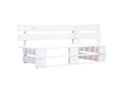 Pallet Bench, Pallet Benches Vidaxl Branco Madeira De Pinho Impregnada (n/a)