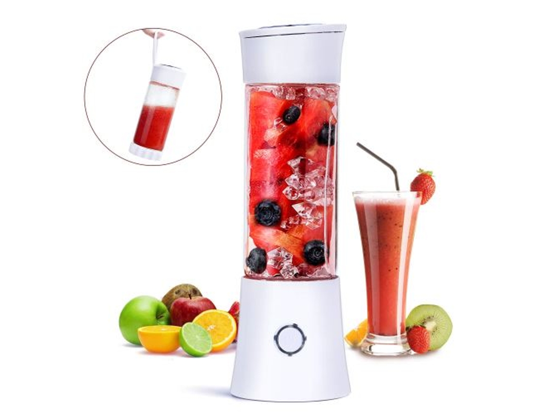 Mini liquidificador para smoothies, liquidificador portátil Fityou com USB, 6 Slowmoose
