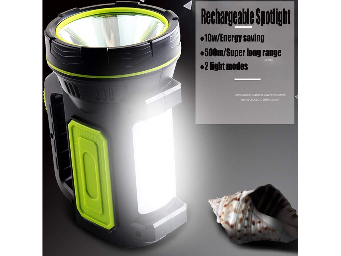 Lanterna Led Ultra Brilhante De 135.000 Lúmens, Recarregável Por Usb, 6.000 Mah, Com Luz Lateral, À Prova Dágua Para Camping E Em Aquaforge