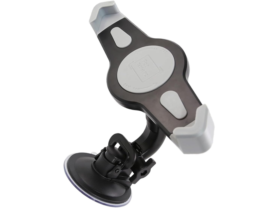 Suporte Para Tablet Com Ventosa Para Montagem De Gps Veicular, Preto.