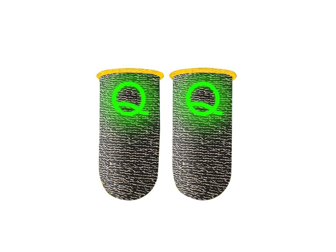 Aetheria dedais Luminosos para Jogos Móveis Touch Screen Controller Fibra de Prata 2 Unidades