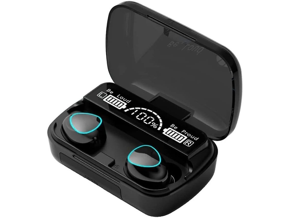 Lurelia Auriculares Bluetooth Tws Touch Control Com Redução De Ruído Preto