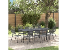 Vidaxl Conjunto de Jantar para Jardim 11 Pcs Antracite