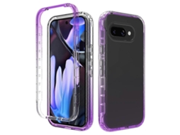 Capa De Celular Transparente À Prova De Choque Com Gradiente De Pc Tpu