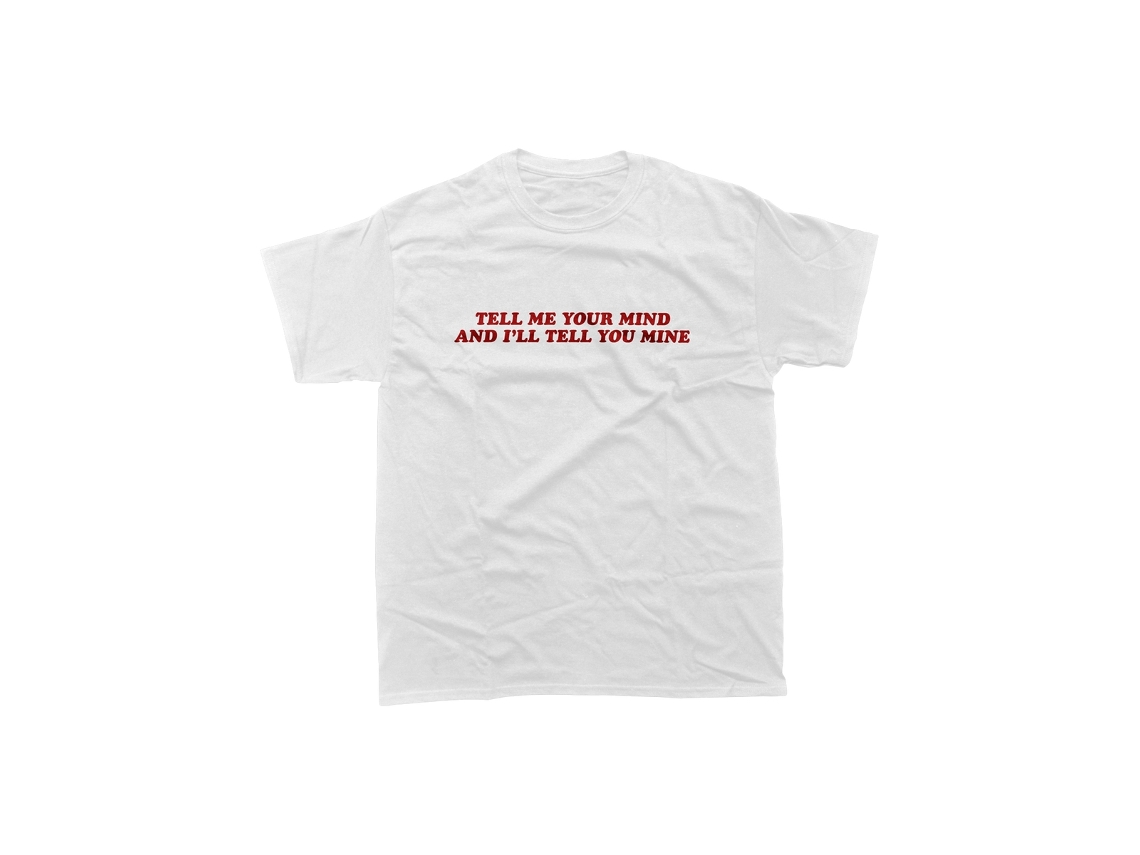 King Hannah Tell Me Your Mind White Shir ROCKINSTONE Size:xl