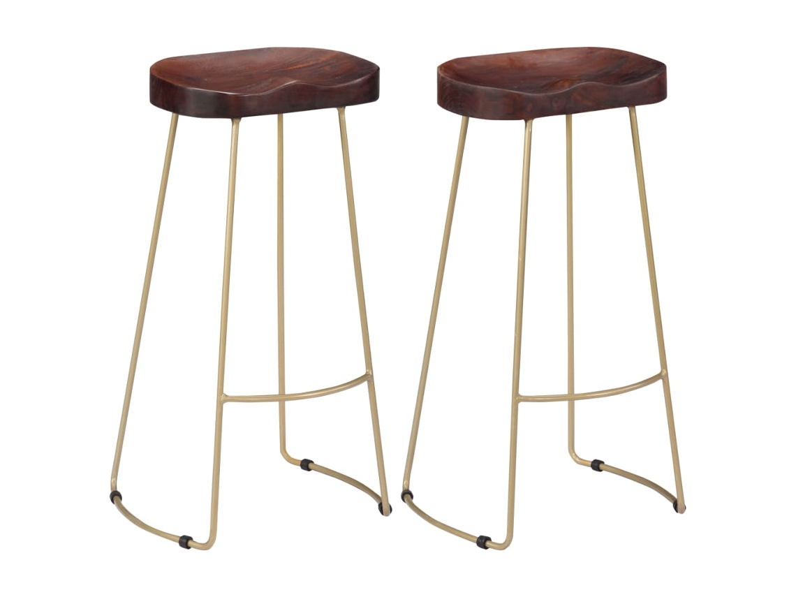 Bar Chair, Bar Chairs Vidaxl Marrom Madeira (45 X 40 X 78 Cm)