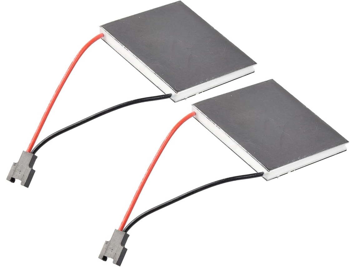 Conjunto De 2 Módulos Geradores Ventilador Chaminé 40 X Mm, Placas Energia Termoelétrica Para