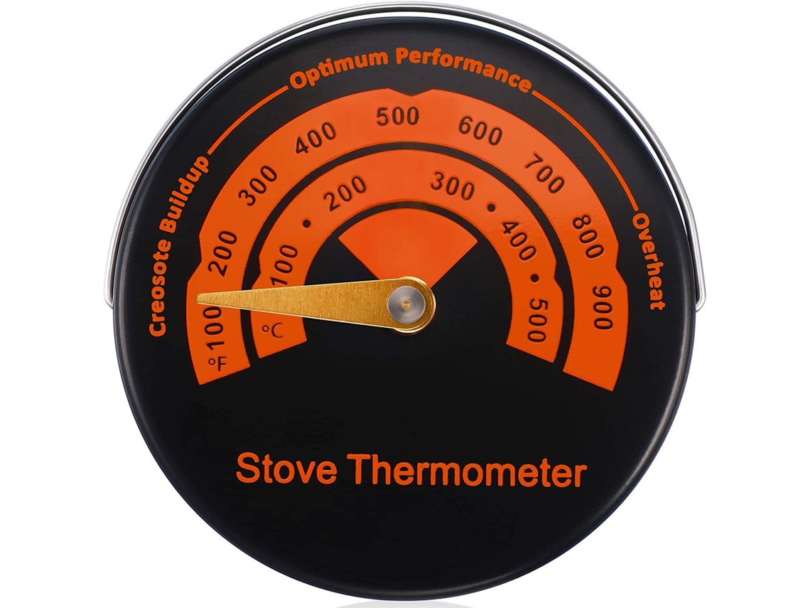 Termômetro Magnético Para Fogão, Ventilador De Lareira, Lareira Fi Aquaforge