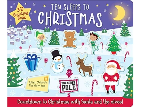 Livro Ten Sleeps to Christmas de Imagine That e Georgie Taylor (Inglês - Capa Dura)