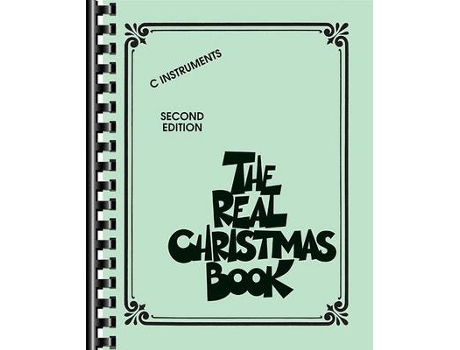 Livro the real christmas book de edited by hal leonard corp (inglês)