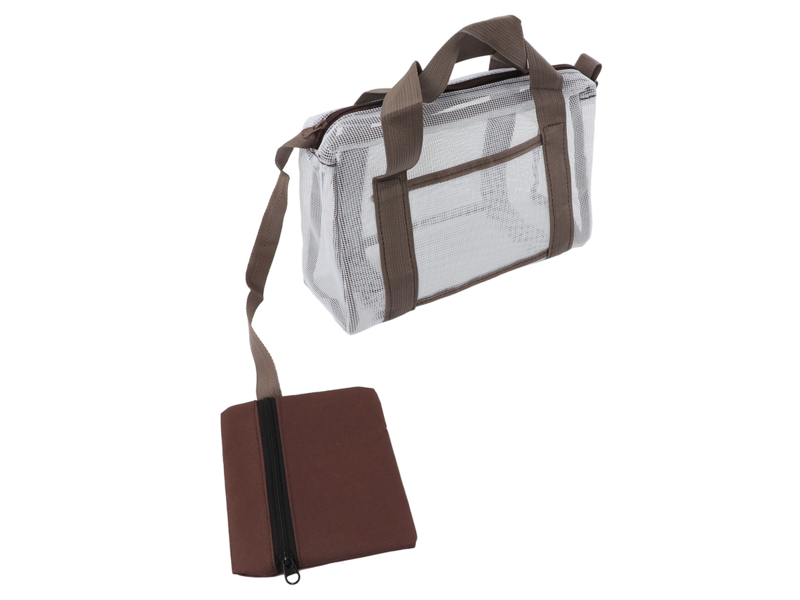 Laxiscreed Bolsa De Praia Grande Em Malha Com Secagem Rápida Para Verão