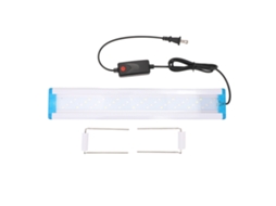 Lâmpada LED Primerox para Aquário com 3 Cores, Suportes Clip, 48cm, Plug US