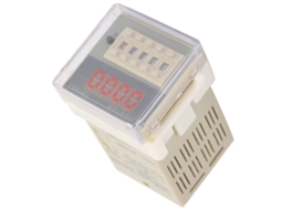 O111rom Dh48j-8a Contador Digital Com Relé Lcd 0-999900 12v 24v 110v