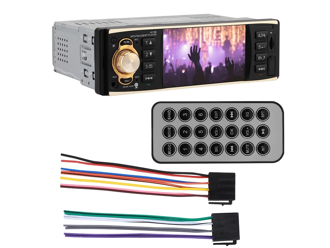 Rádio Automotivo Com Bluetooth E Reprodutor De Mp5