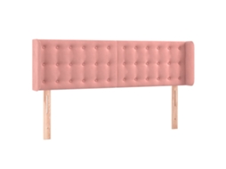 Headboard, Headboards Vidaxl Cor-de-rosa Veludo (147 X 16 X 78/88 Cm)