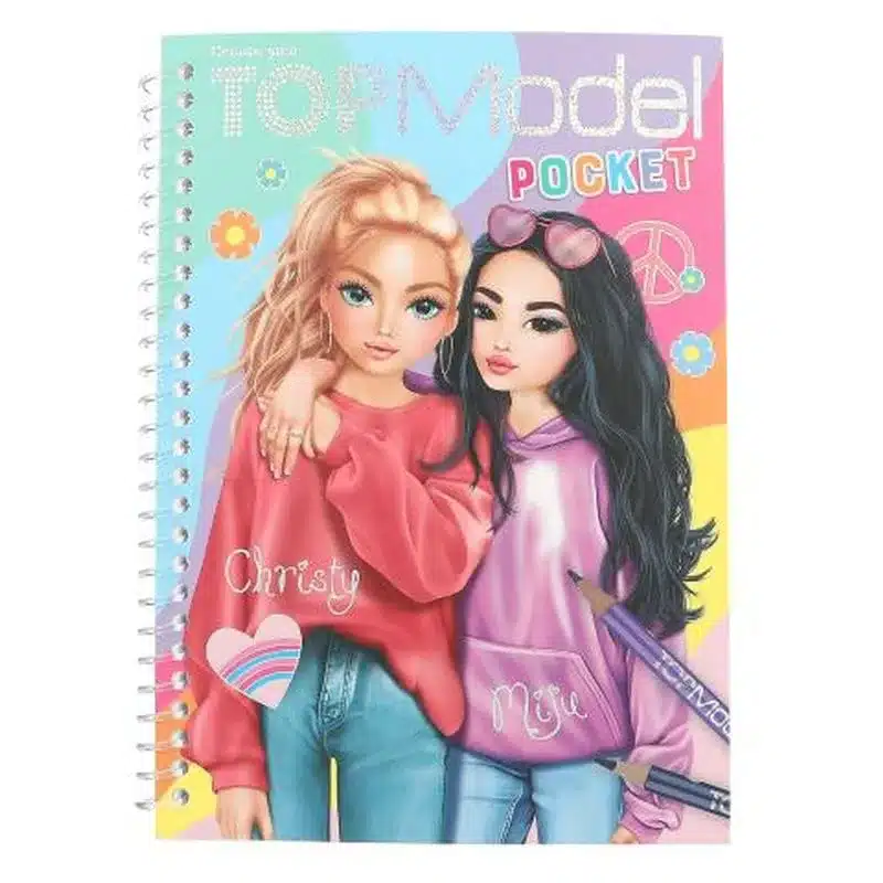 Cuaderno Colorear Topmodel Pocket 13166 Depesche Depeschemás De 6 Añosp24