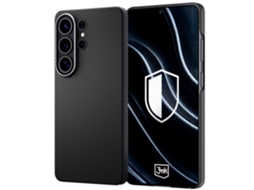 Capa Samsung Galaxy S26 Ultra 3mk Hardy Aramid Magcase Preto