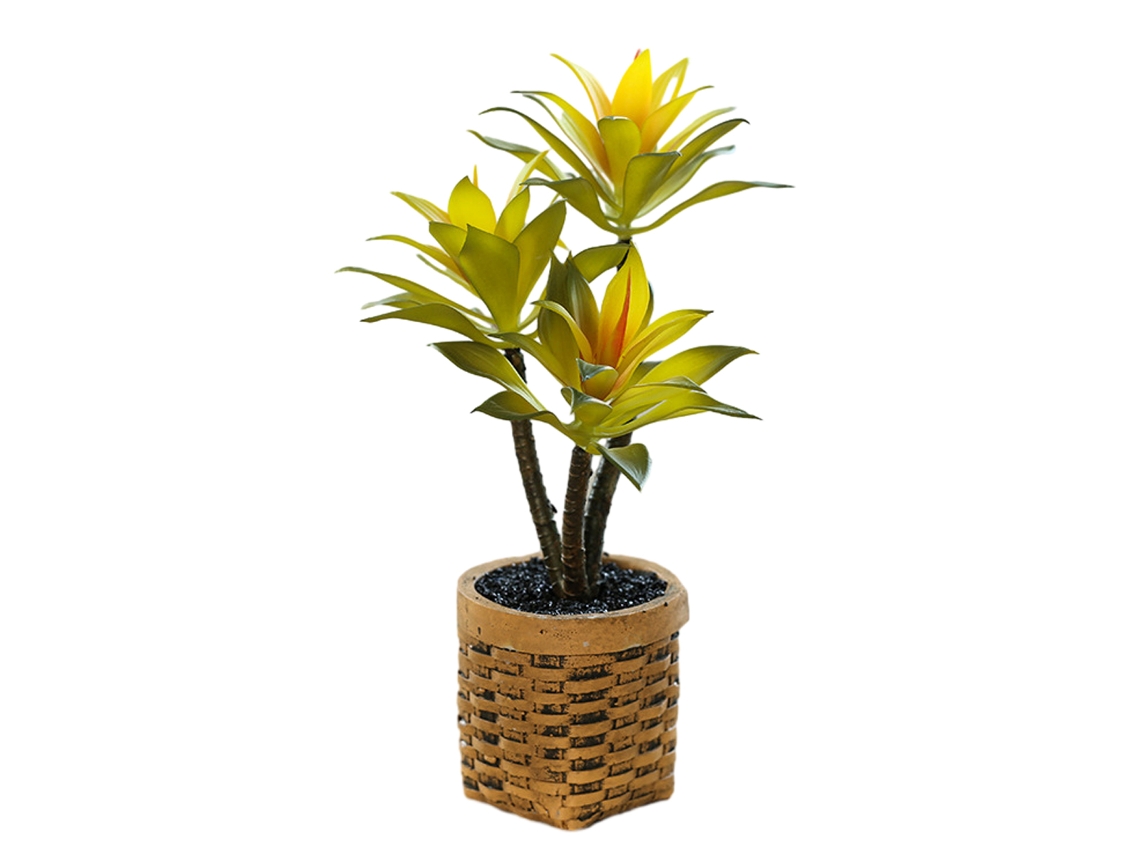 Suculentas Artificiais Bonsai Decoração Criativa para Casa Plantas Artificiais em Vaso NEVEANCE