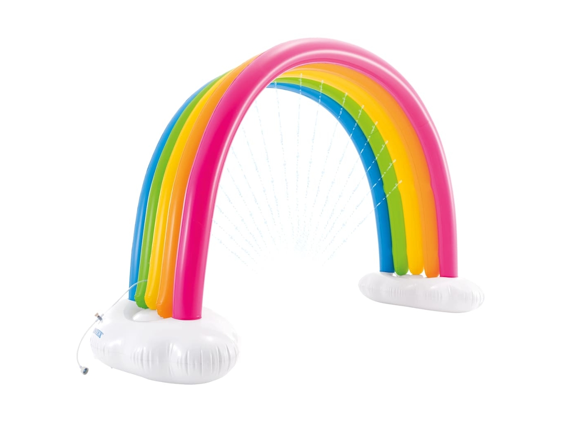 INTEX Pulverizador nuvens e arco-íris 300x109x180 cm multicor