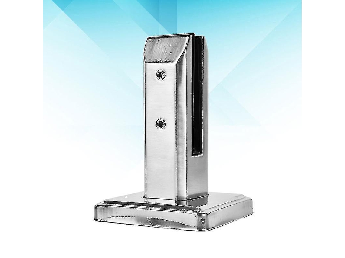 Rebe soporte de Vidrio Inoxidable Sin Perforar Duradero Con Tapa Y Tornillo para Uso Diario Color Plata Mate