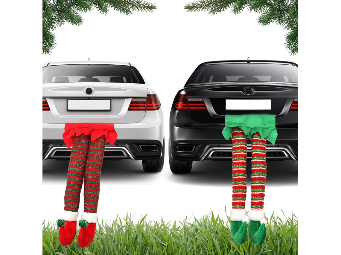 Acessórios De Decoração Para Carro E Chaminé De Natal
