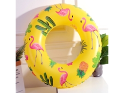 Boia Inflável Redonda E Durável Para Piscina De Verão Com Desenho Animado.