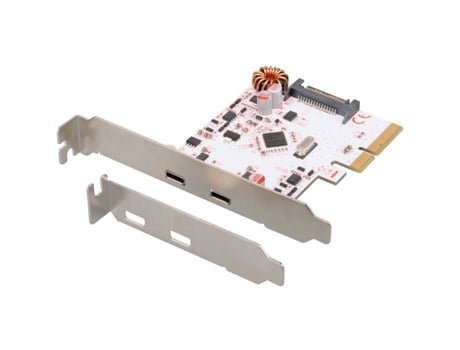 Placa de Rede Pci-Express Usb 3.0 2 Portas Externas Tipo C CONNECTLAND