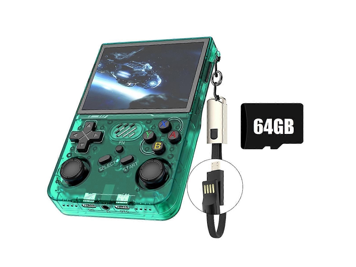 Console De Jogos Portátil Retrô R36xx De 64 Gb Com Mais De 20.000 Jogos E Tela De 3,5 Polegadas. Ly Ebike