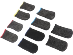5 Pares De Controles Para Celular Com Protetores Dedo Resistentes Ao Desgaste, Adequados Para A Maioria Dos Tamanhos De