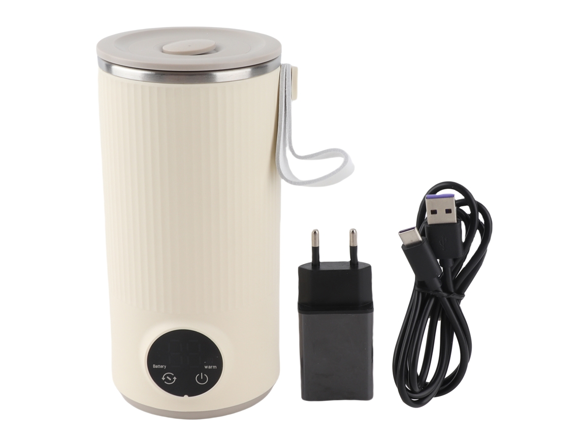 Chaleira Elétrica Portátil Sem Fio 400ml Viagem Camping