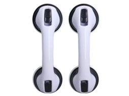 2pcs Alça de Chuveiro Curva com Travamento Duplo S/MARCA