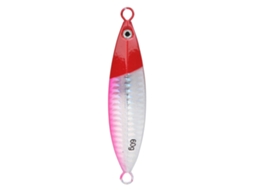 Bait To Attract Fish, Imitation Baitfish, Jig Slow Jigging Metal Lure, Lead Bait Metal Lure (pink With Red Head) 60g