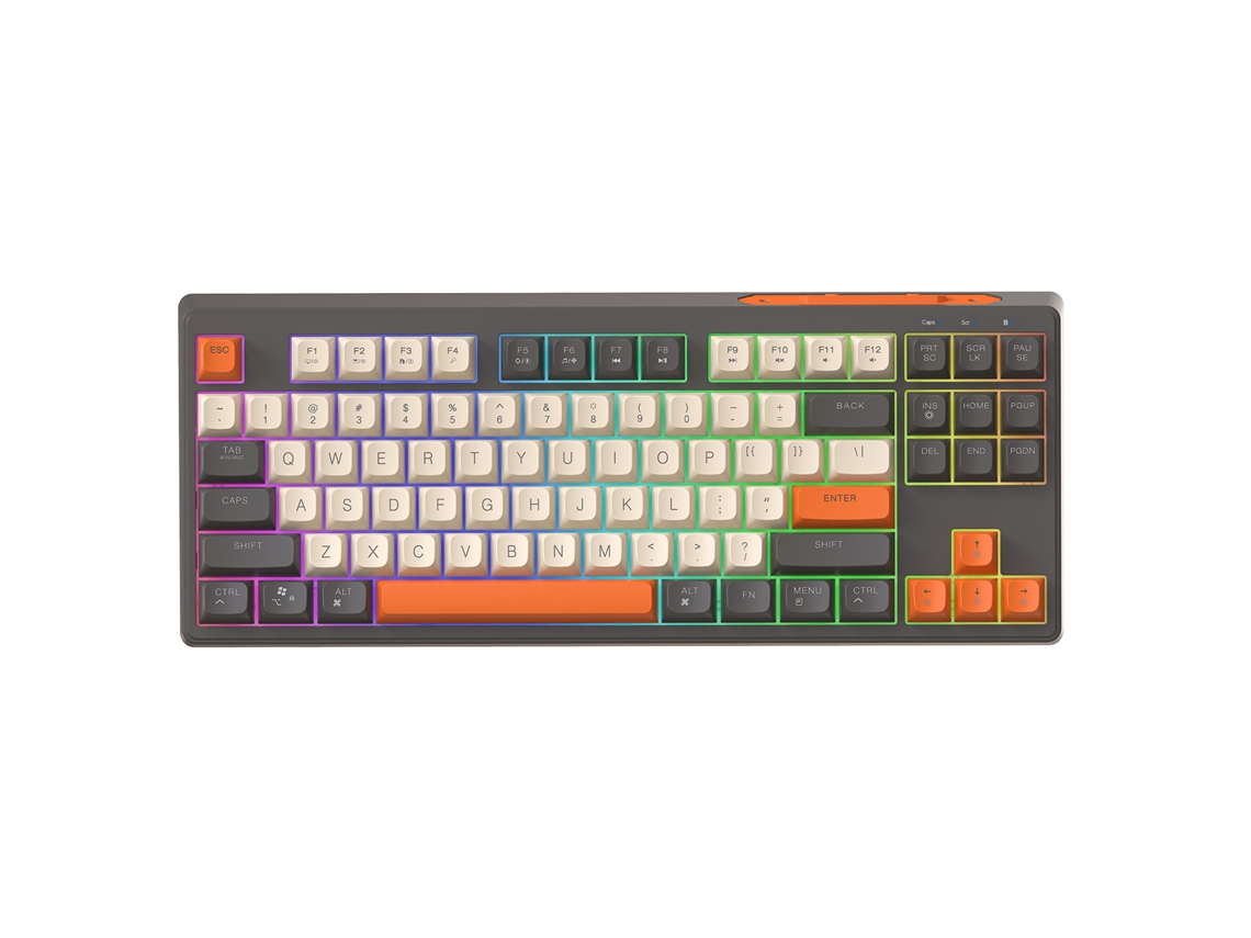 Teclado M87/80 Bluetooth Sem Fio Mecânico Rgb