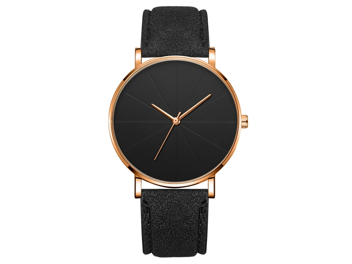 Reloj De Pulsera Analógico De Cuarzo Con Dial Redondo Moda Simple Joyería